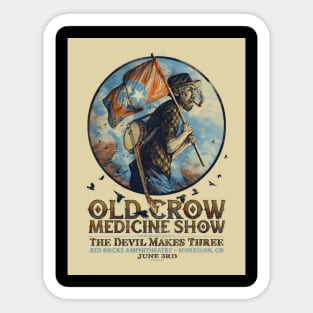 Old crow medicine show Sticker